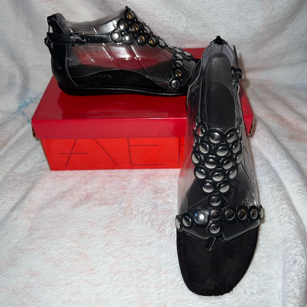 Aerosoles Chlassified Black Gladiator Sandal!